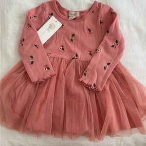 PEEK EMBROIDERED TULLE DRESS NWT